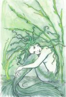 deep lake green light